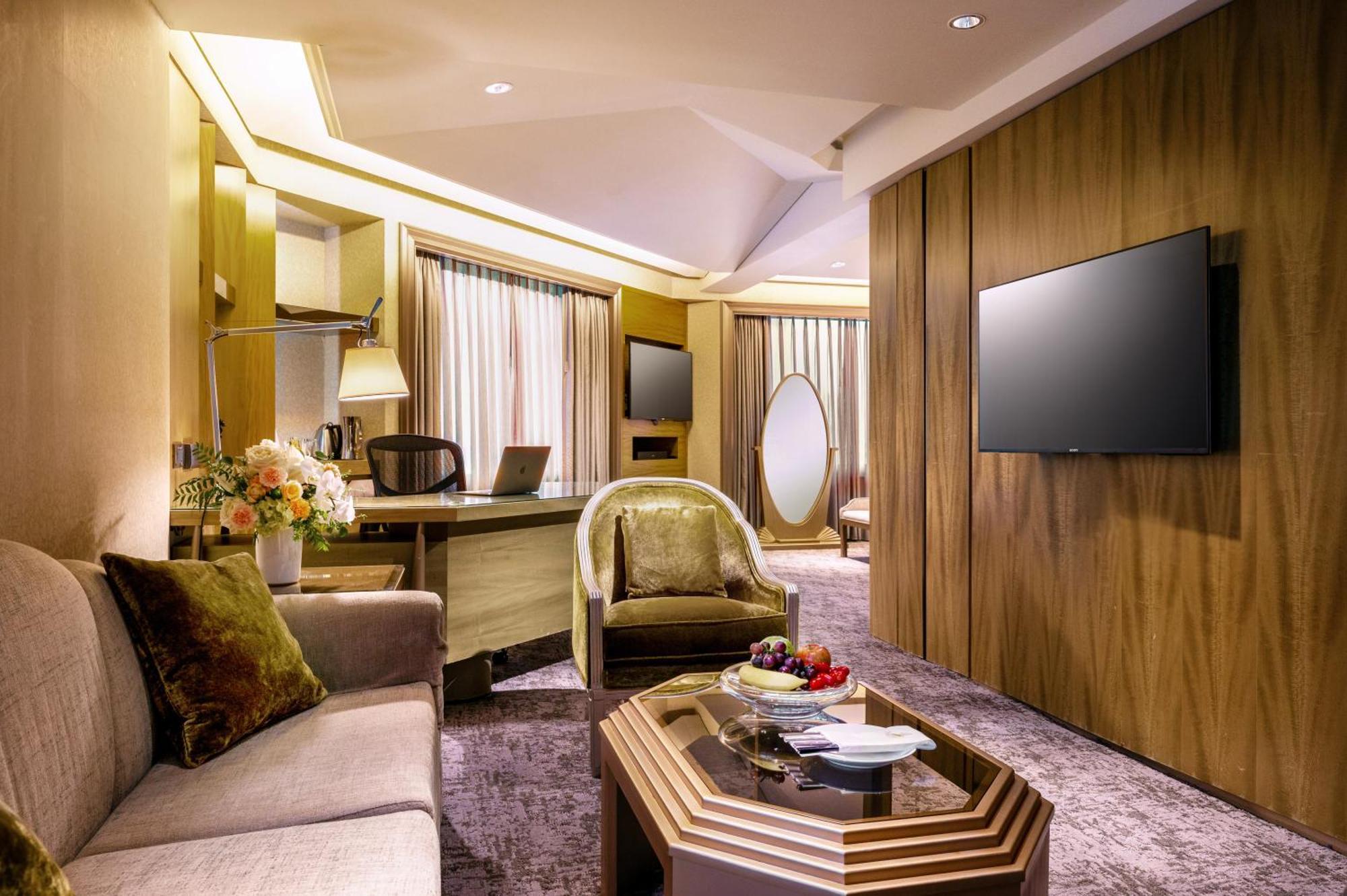 The Landis Taipei Exterior foto A suite at the hotel